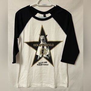 NWOT Rick Springfield Walk Of Fame T Shirt Size Medium